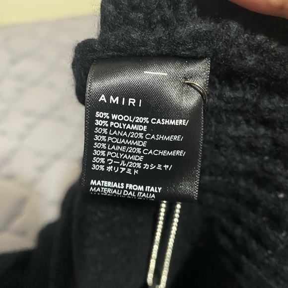 AMIRI Intarsia Lovers Wool Blend Sweater size M - Picture 8 of 8